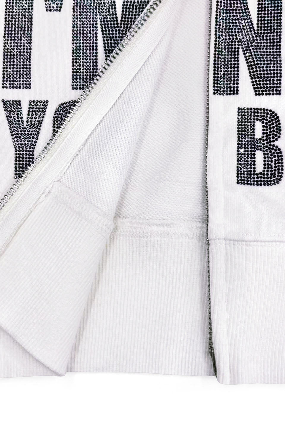 Not Your Baby Cropped Zip Hoodie