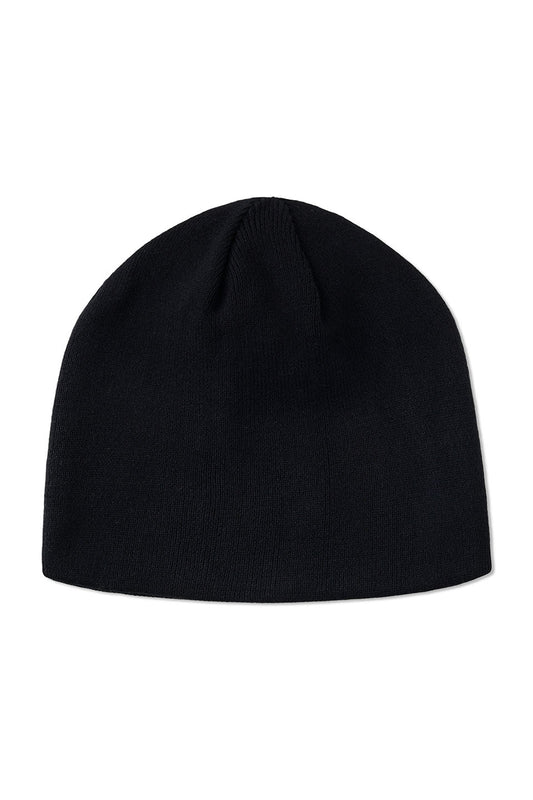 Multiple Cross Leather Patch Beanie
