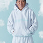 ANGEL Oversized Logo Hoodie Gray