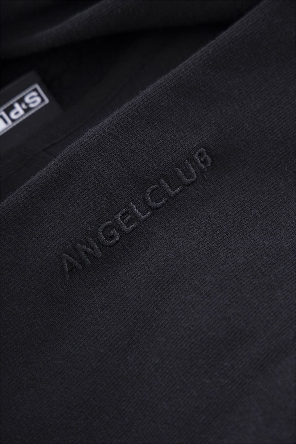 ANGEL Oversized Logo Hoodie Black