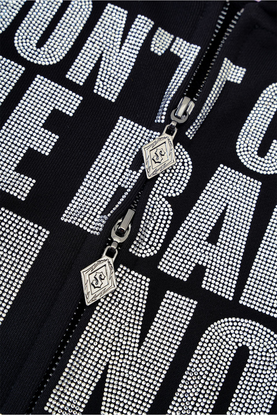 Not Your Baby Cropped Zip Hoodie