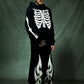 【一部予約販売】Fire Bones Leather Patch Zip Hoodie
