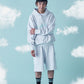 ANGEL Oversized Logo Hoodie Gray