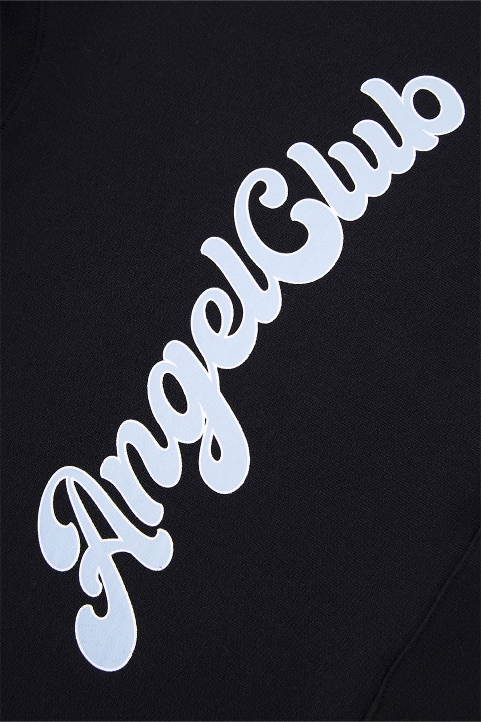 ANGEL Oversized Logo Hoodie Black