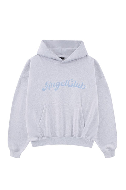 ANGEL Oversized Logo Hoodie Gray