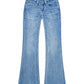 Embroidery Flared Jeans Women'S