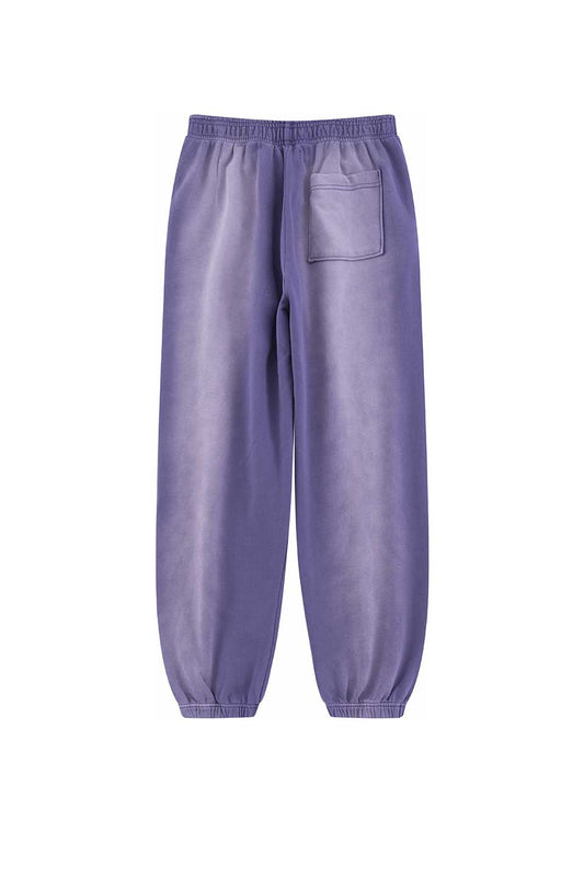 Faded Enbroidery Sweat Pants