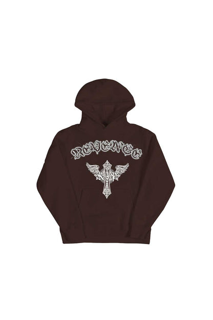 Skeleton Angel Hoodie Chocolate