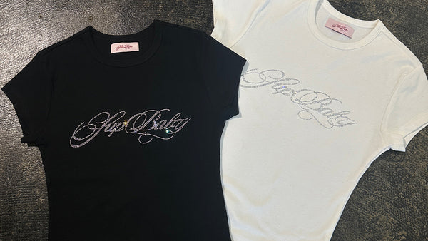Rhinestone Baby Logo Tee