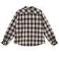 【I don't go to the moon】 Rhinestone Check Shirt