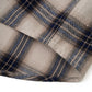 【I don't go to the moon】 Rhinestone Check Shirt