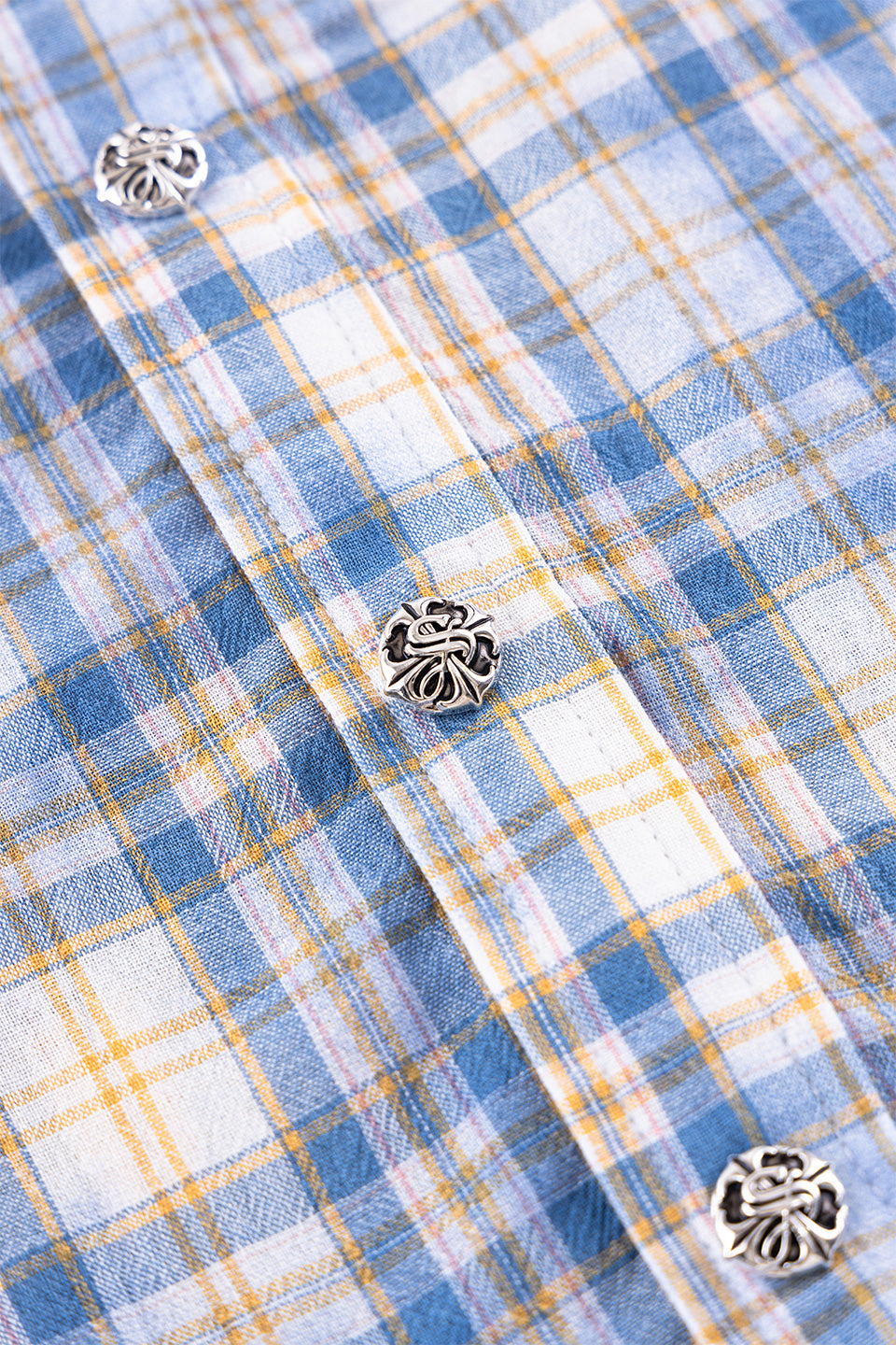 Rhinestone Cross Check Shirt