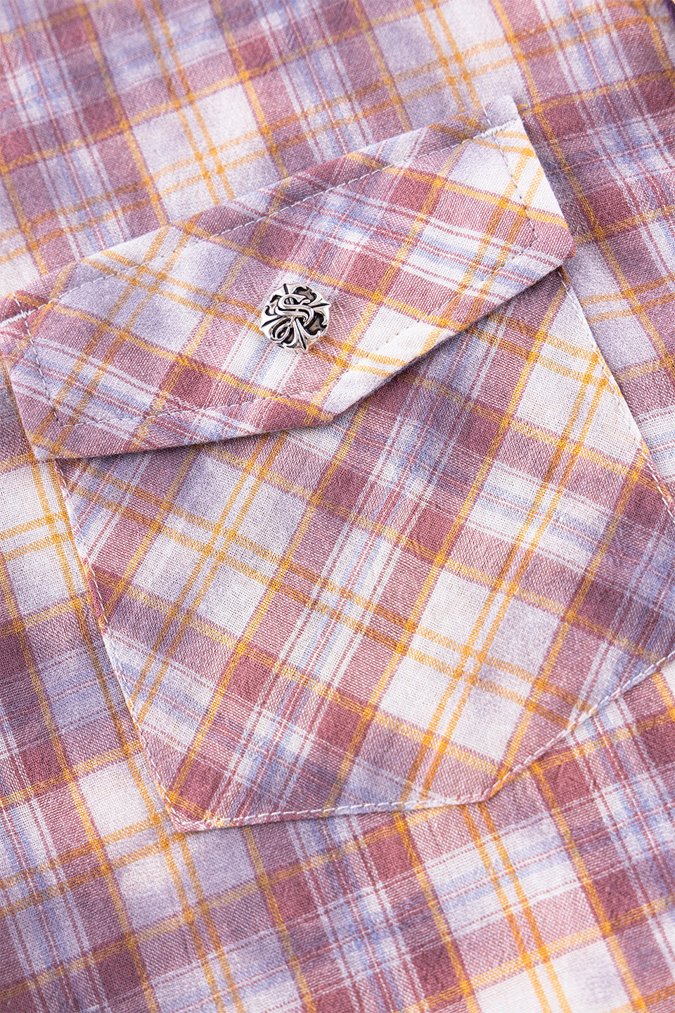 Rhinestone Cross Check Shirt