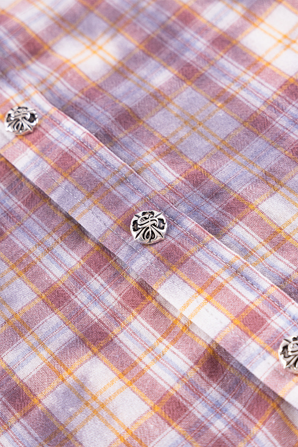 Rhinestone Cross Check Shirt