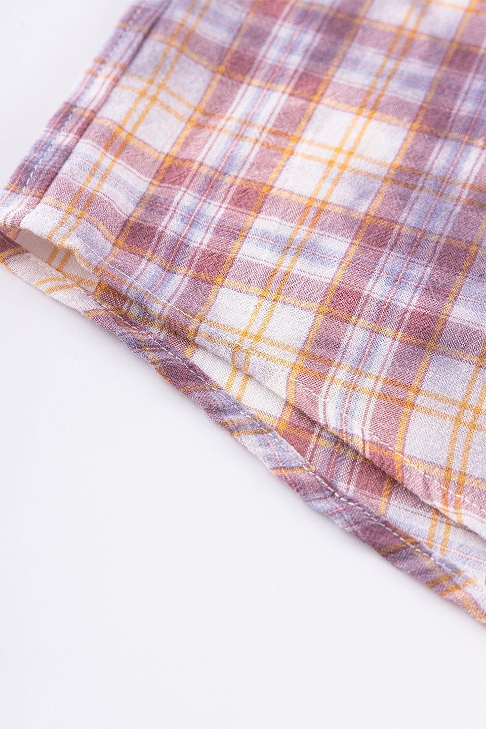 Rhinestone Cross Check Shirt