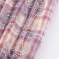Rhinestone Cross Check Shirt