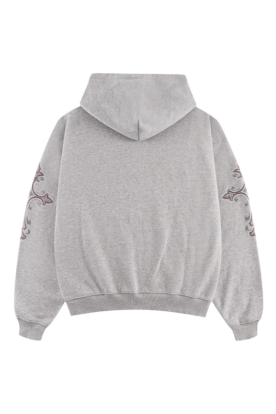 Rhinestone Cross Sleeve Zip Hoodie｜SUPPLIER｜フーディー