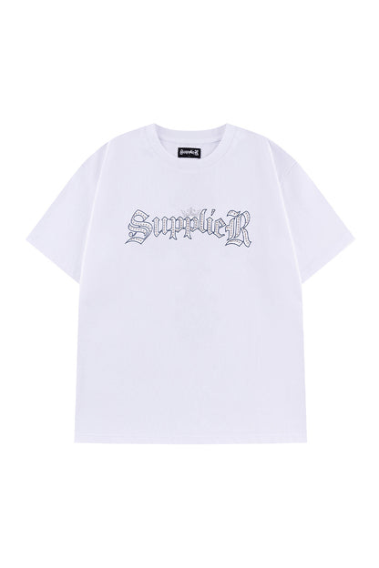 Rhinestone Crown Logo Tee