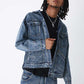 Rhinestone Denim Jacket