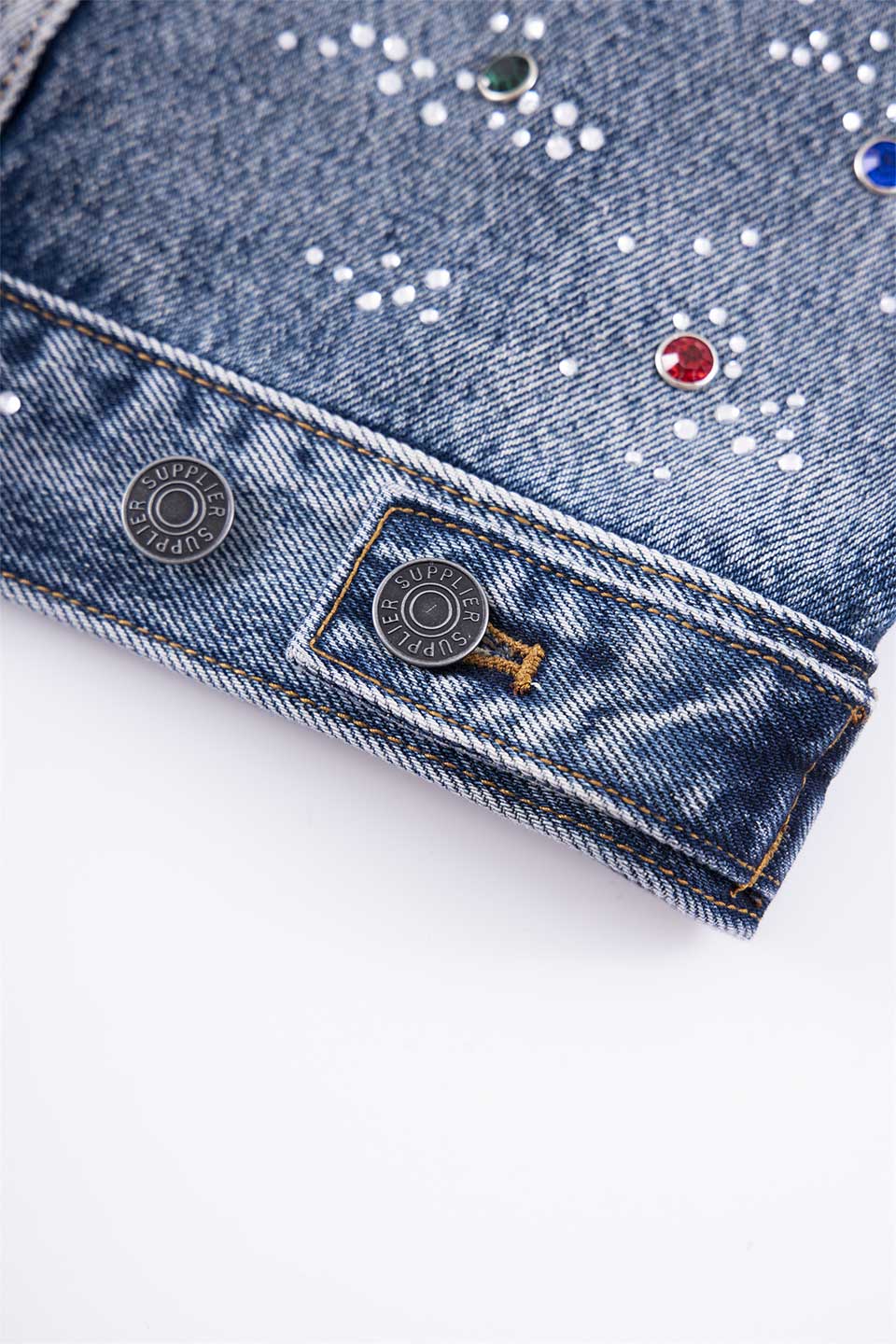 Rhinestone Denim Jacket