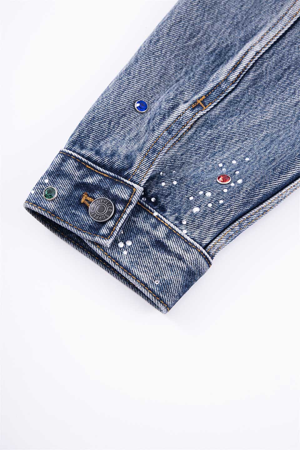 Rhinestone Denim Jacket