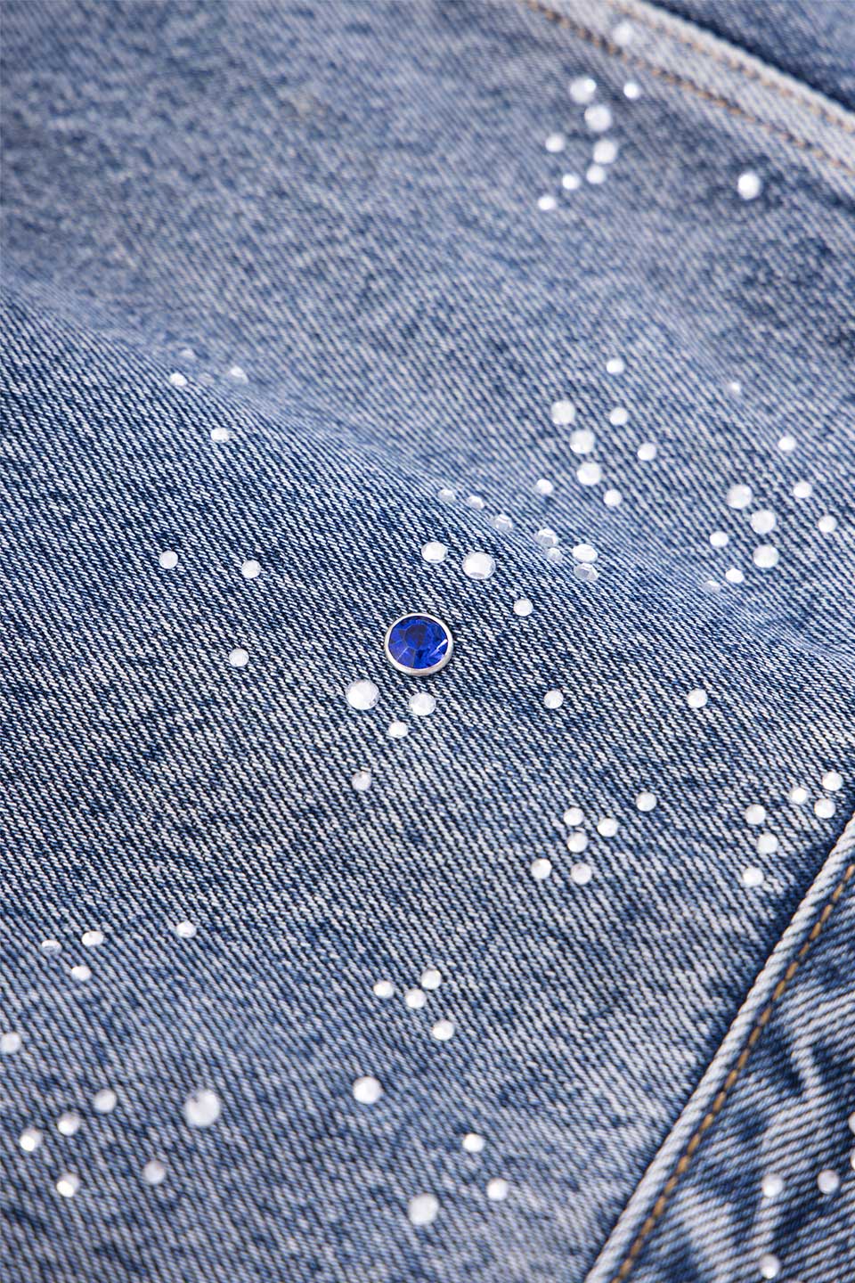 Rhinestone Denim Jacket