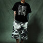 Rhinestone Fire Bones Tee