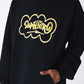 Rhinestone Graffiti Logo Hoodie