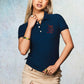 【先行予約販売】Rhinestone Leopard Logo Polo Shirt Women's【6月中旬お届け】