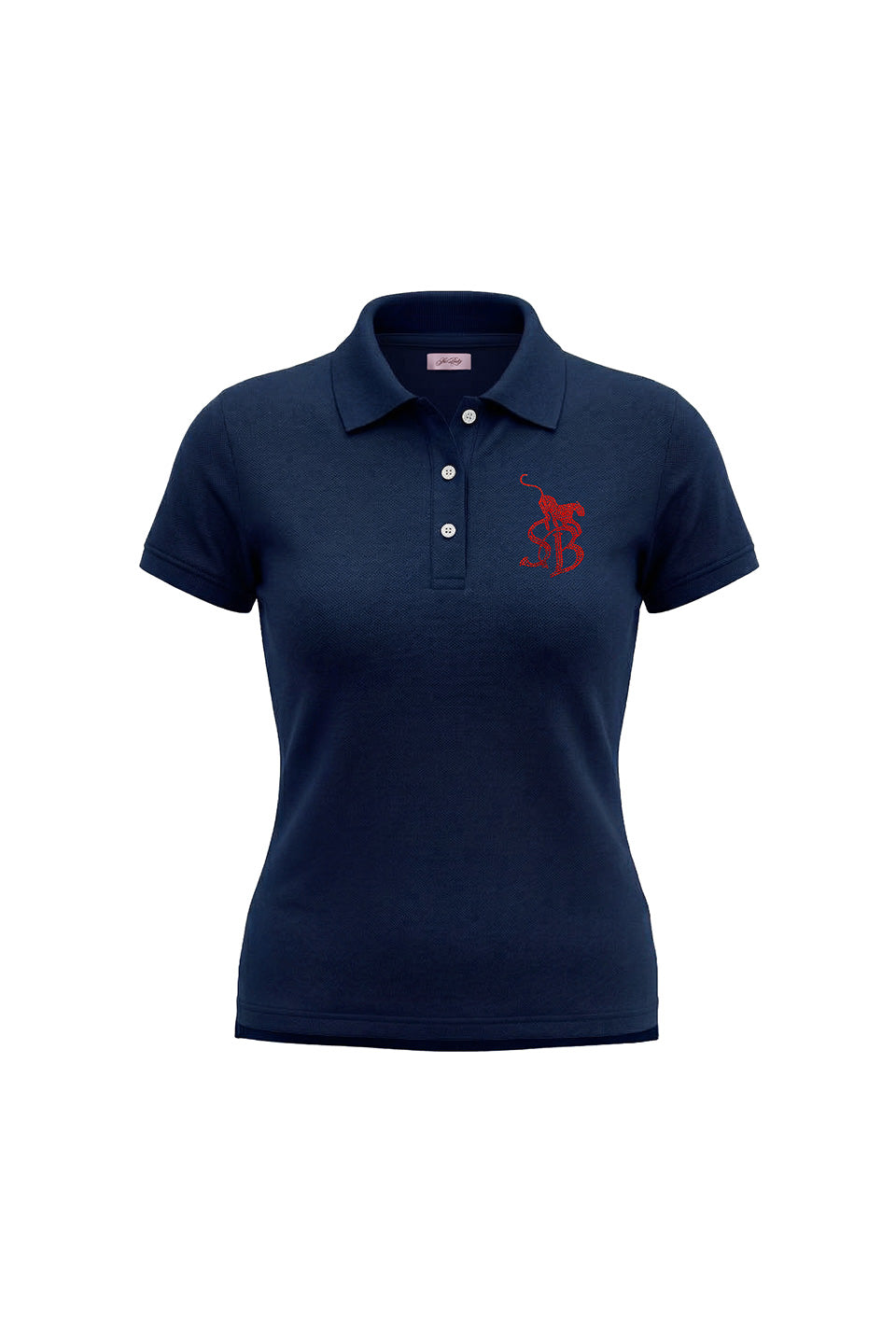 【先行予約販売】Rhinestone Leopard Logo Polo Shirt Women's【6月中旬お届け】