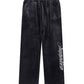 Rhinestone Velour Track Pants