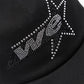 Rhinestone We Star Logo Cap