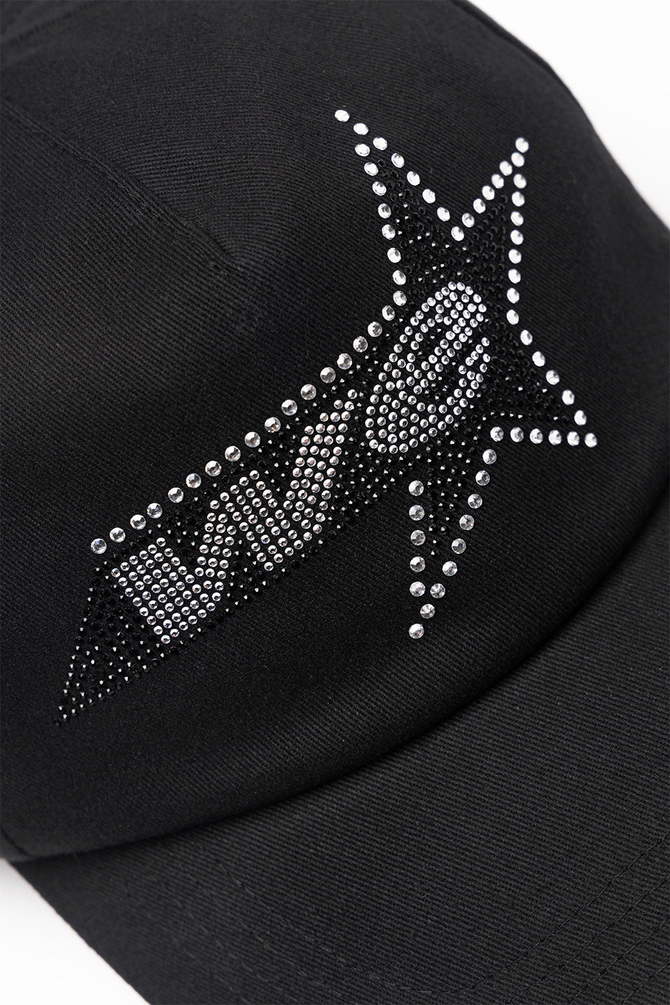 Rhinestone We Star Logo Cap