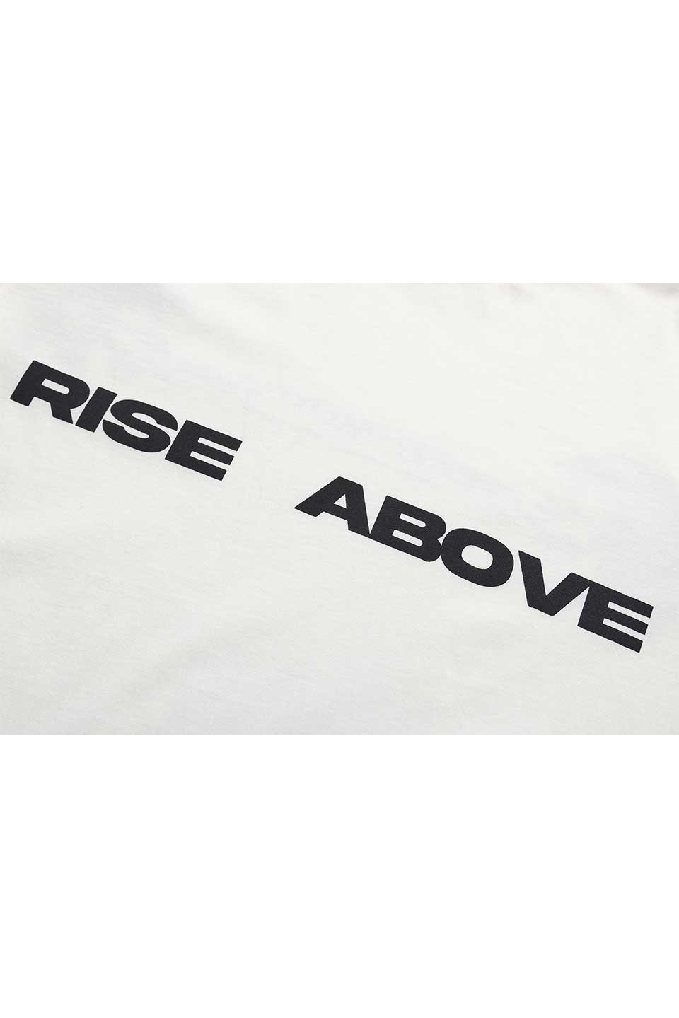 Rise Above Wolf Print T-Shirt