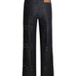 Riveted Pleated Denim