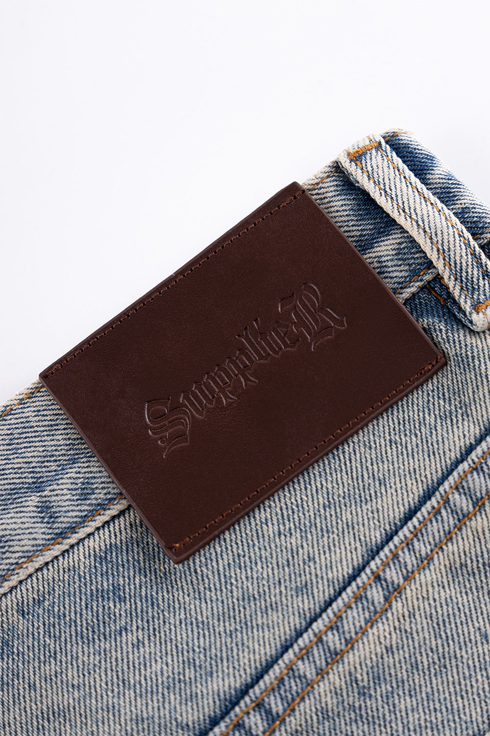 Royal Cross Rhinestone Baggy Denim Shorts