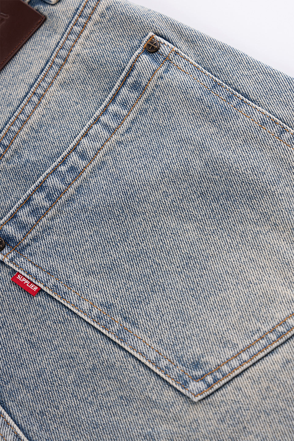 Royal Cross Rhinestone Baggy Denim Shorts