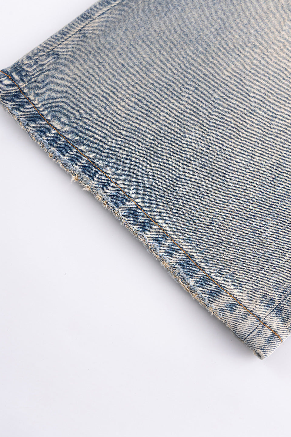 Royal Cross Rhinestone Baggy Denim Shorts