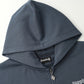 Royal Cross Rhinestone Zip Hoodie