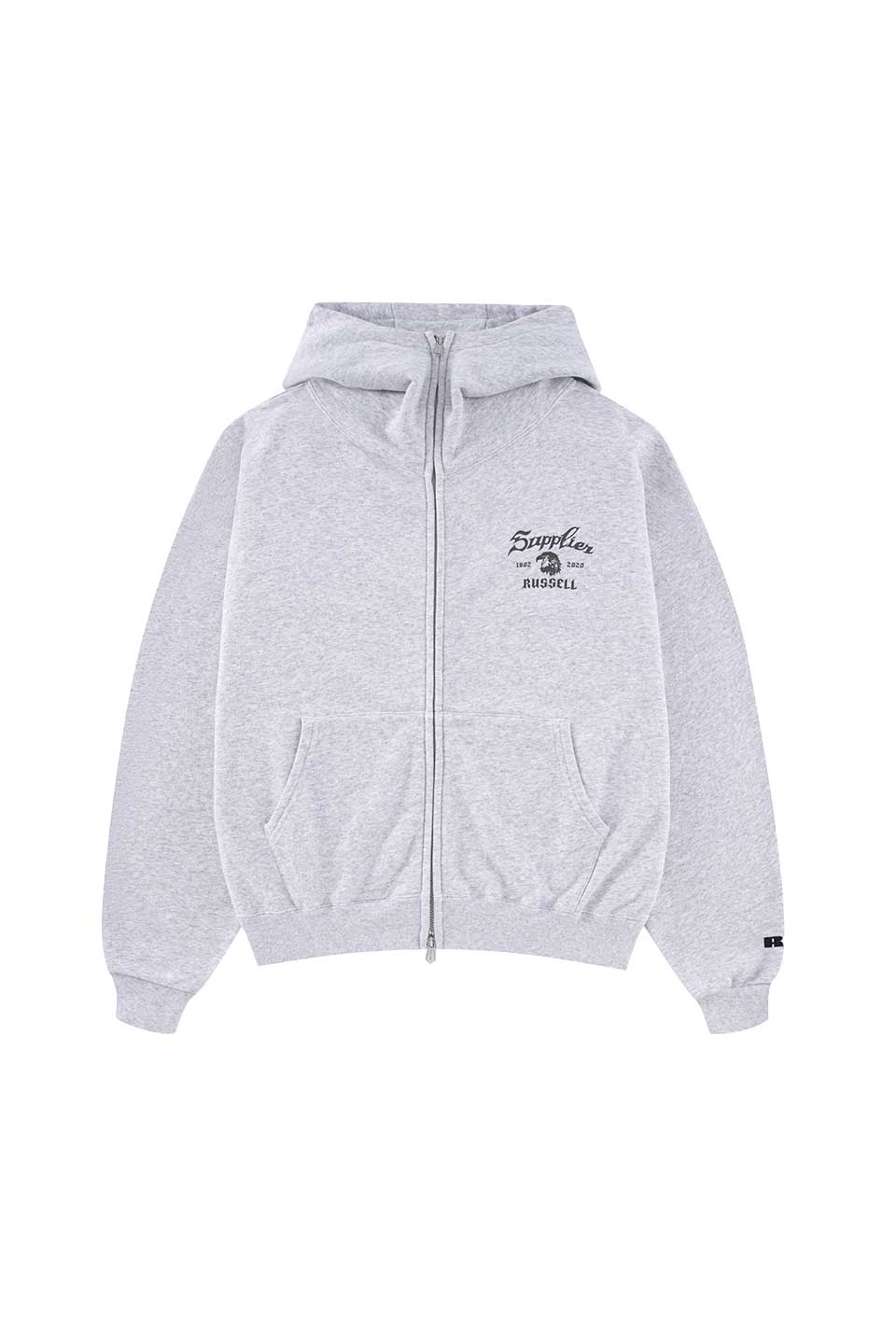 Russell X Supplier Wing Cross Zip Hoodie