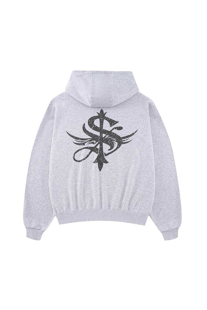 Russell X Supplier Wing Cross Zip Hoodie