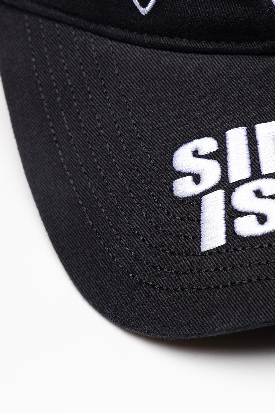 Simple Is Life Cross Embroidery Cap