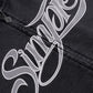 Simple Is Life Logo Full Zip Hoodie / Black