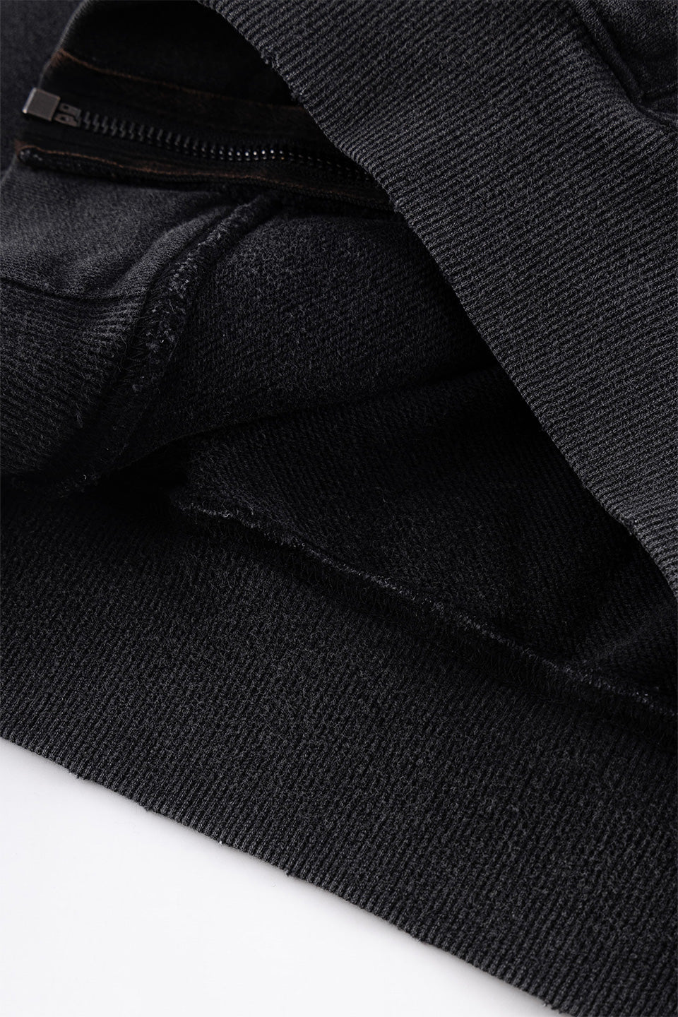 Simple Is Life Logo Full Zip Hoodie / Black