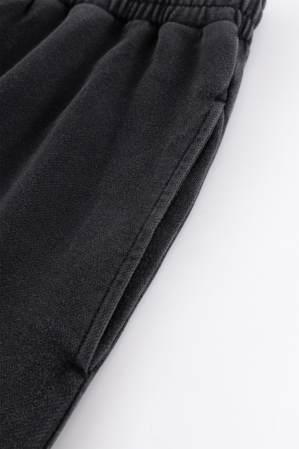 Simple Is Life Logo Sweat Pants / Black