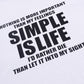 Simple Is Life Logo Tee