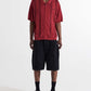 Red Short Sleeve Knit