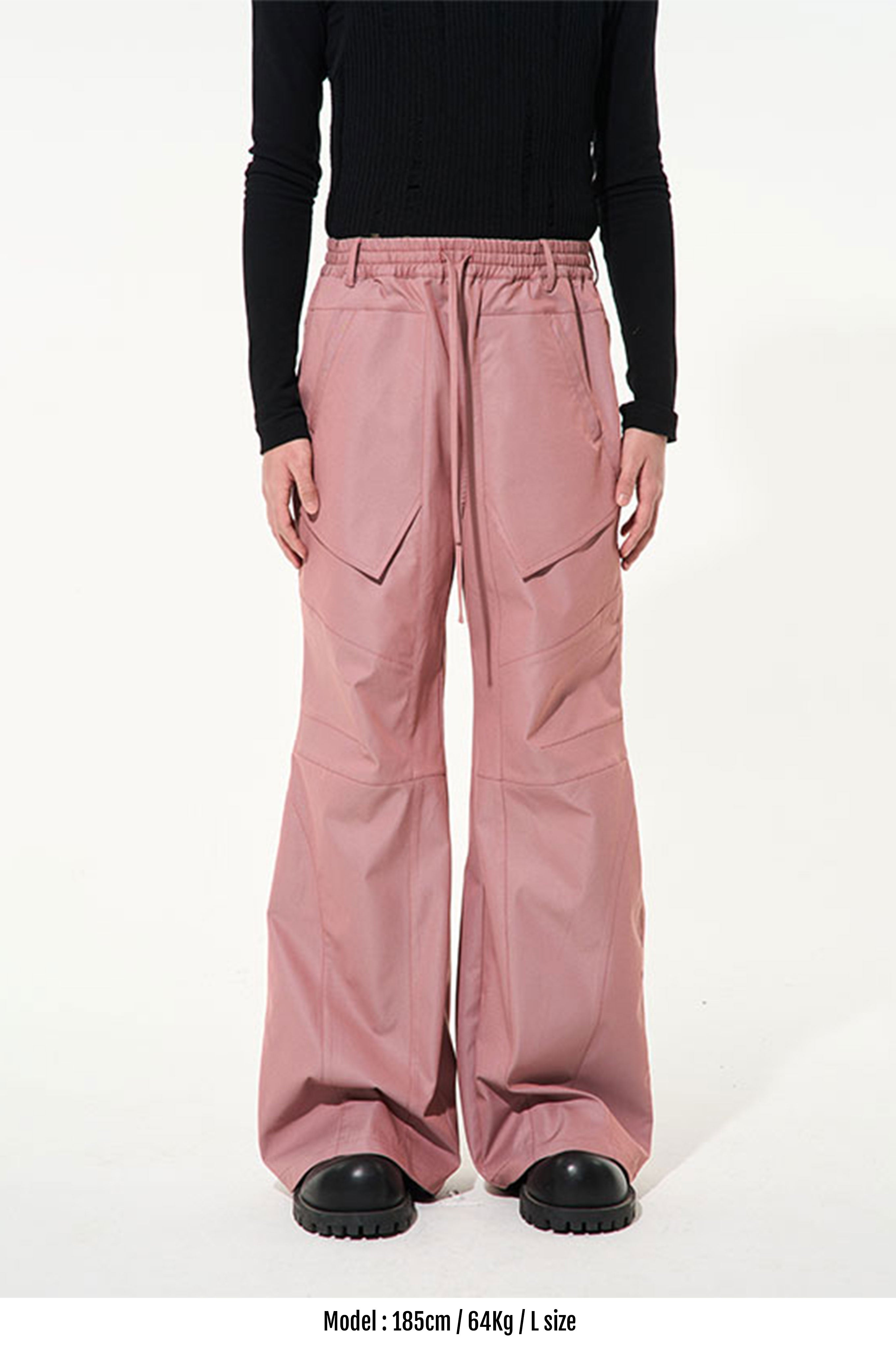 Oblique Silhouette Dressing Pants