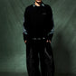 Distressed Tribal Bones Crew Knit