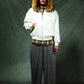 Faux Fur Cross Zip Hoodie